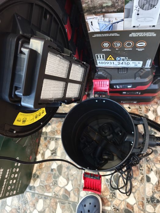 Пилосос для каміна 2-в-1, 1000 Вт, 17 кПа, Parkside PAS 20 A1