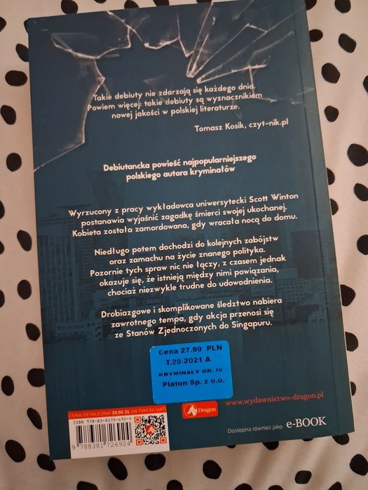 Remigiusz Mróz, Wieża milczenia