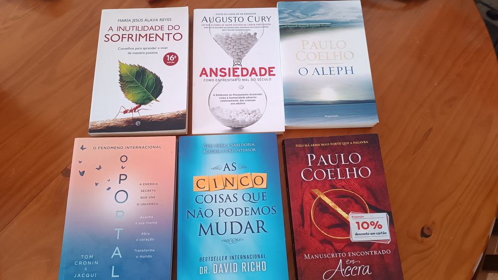 Livros autodesnvolvimento/crescimento pessoal