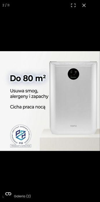 Oczyszczacz powietrza Klarta Stor 3