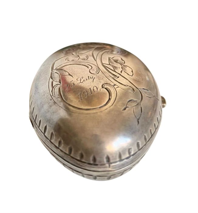 Dawna Portmonetka Pugilares Harmonijkowy Srebro 84