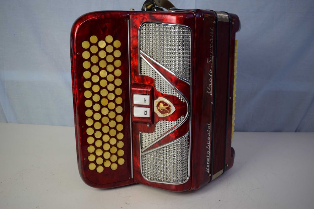 Acordeao Paolo Soprani 2 Voz 80 Baixos,N 103