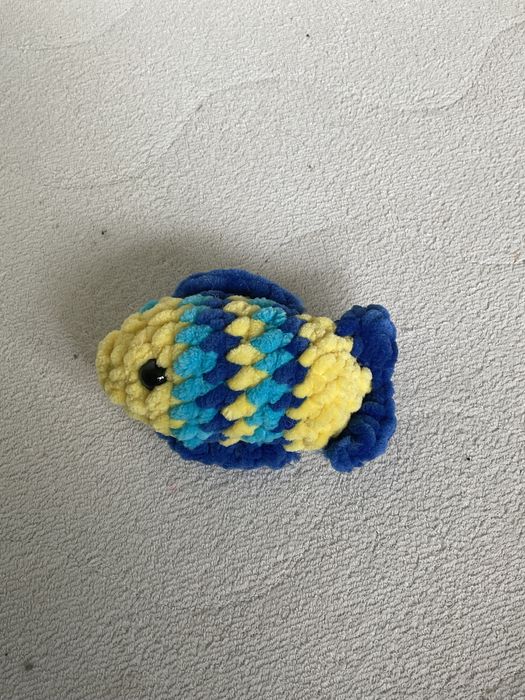 Wyszydełkowana rybka ręczna robota handmade