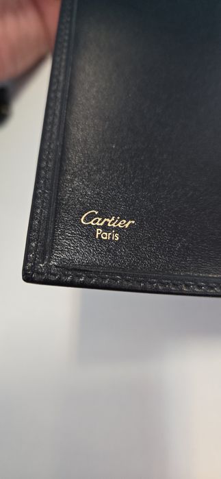 * Cartier * Pasha - skórzane etui / organizer / kalendarz - NOWE