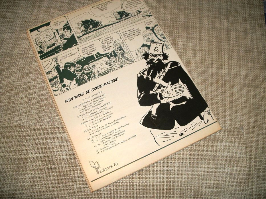 BD Banda Desenhada Corto Maltese A Casa Dourada de Samarcanda
