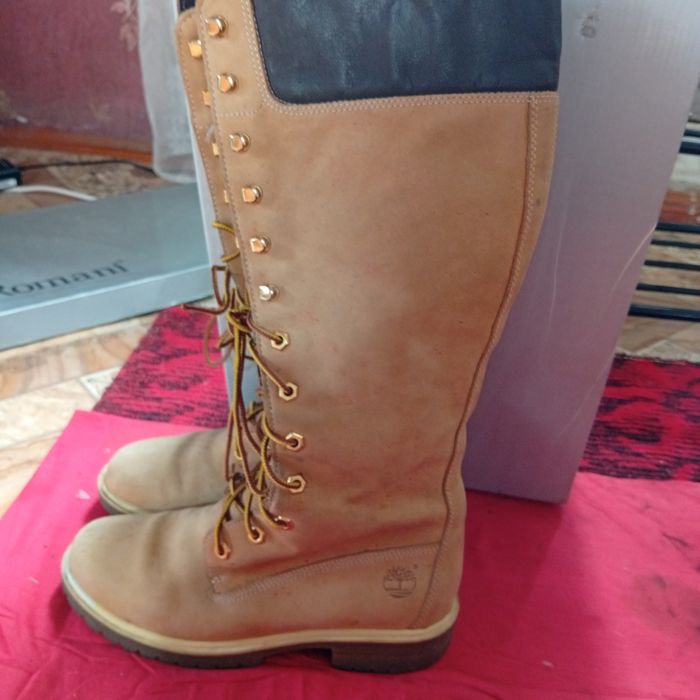 Продам сапоги кож.