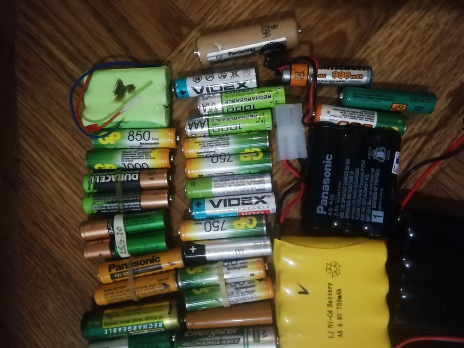 АКБ аккумулятор акумулятор ni cd AA, AAA 80 шт 1 лотом