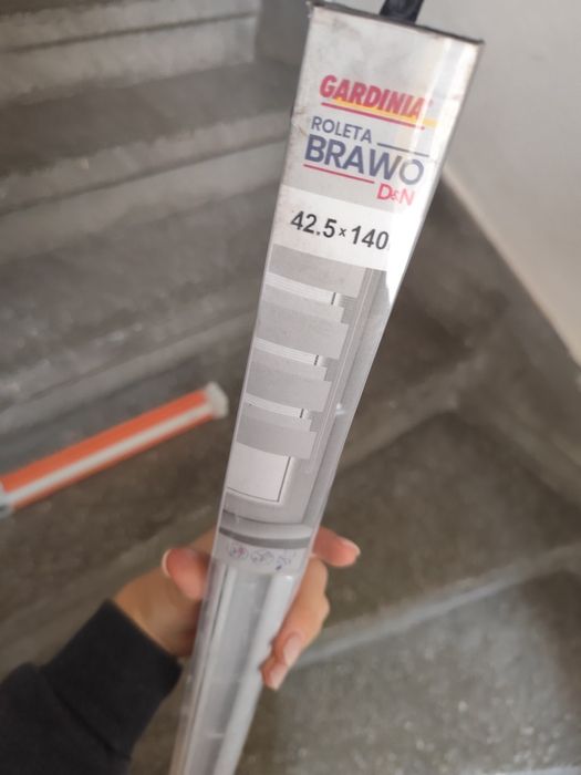 Roleta biała dzień noc 42,5 cm
