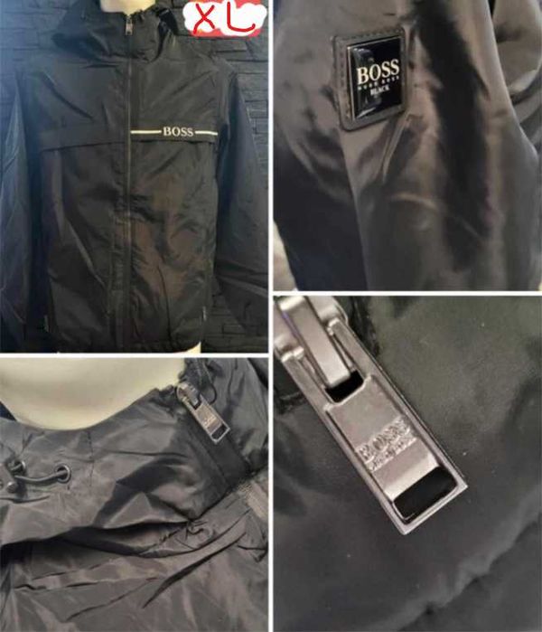 kurtka czarna BOSS XL