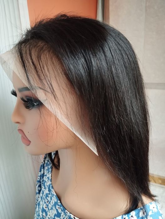 Парик 100%натуральный волос система