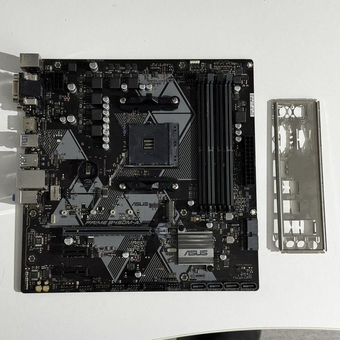 Материнська плата Asus Prime B450M-A II (sAM4, AMD B450), ідеал!