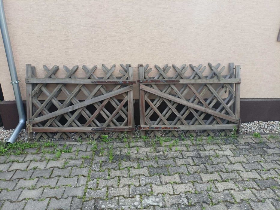 Brama drewniana myśliwska