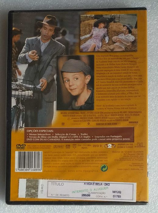 DVD - A Vida É Bela