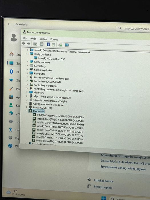 Laptop Dell E5470 i7-6820HQ SSD FHD Win11