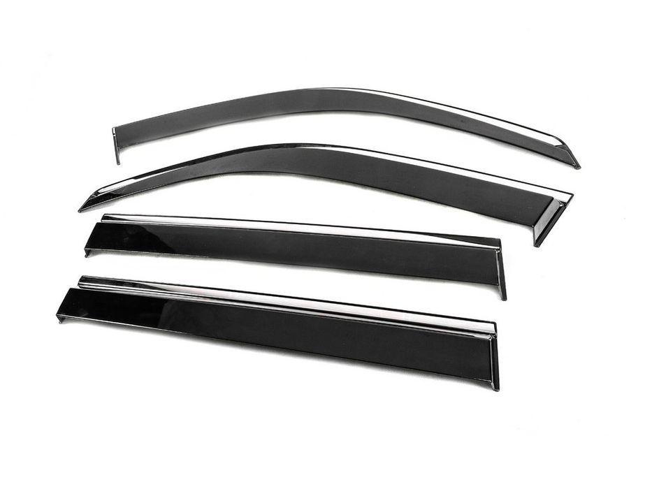 Toyota Land Cruiser 100 Вітровики з хромом Niken Luxury (4 шт)