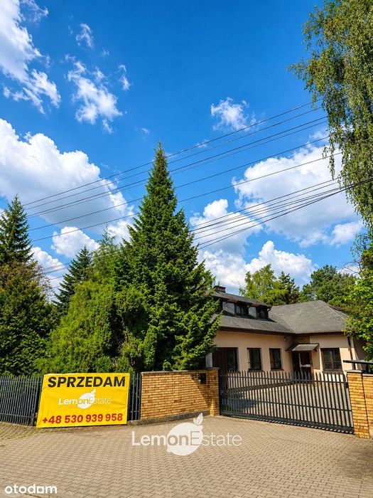 Dom 140 m² + 194 m² usług | 2144 m² działki | Plan na drugi budynek