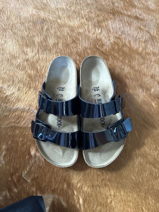 Birkenstock Arizona 36 Czarne Lakierowane – Nowe z metką