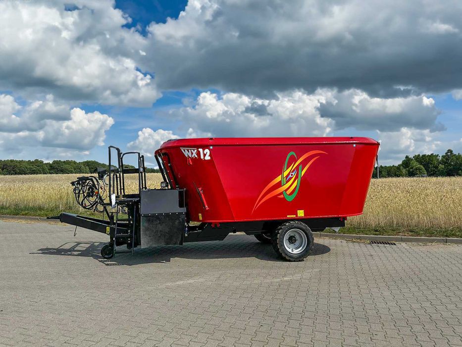 Wóz paszowy paszowóz dwuślimakowy METAL-TECH WX 12 m3 14, 15, 16 18 24