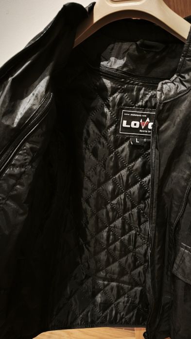 Casaco moto Lovo tamanho L inclui proteção d cotovelos e casaco interior chuva/frio
