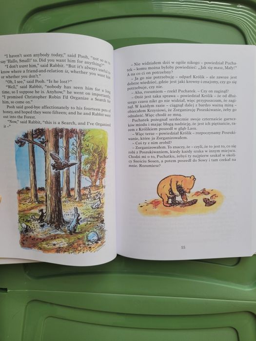 "Chatka Puchatka. Wersja dwujęzyczna ang-pol" (jak nowa)