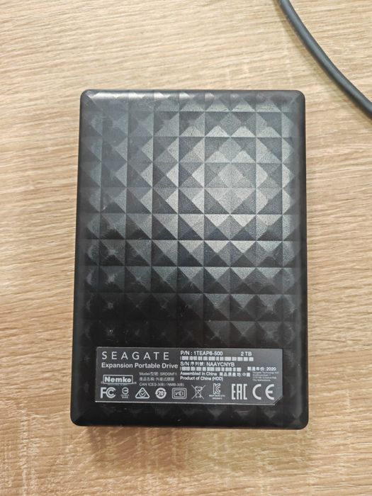 Зовнішній жорсткий диск HDD 2 TB Seagate Expansion Black (STEA2000400)