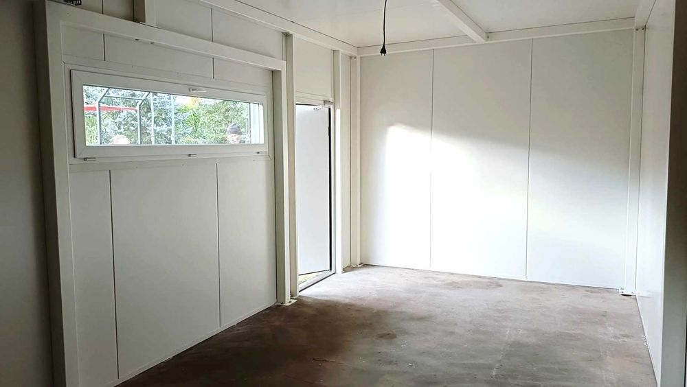 Garaż izolowany jednostanowiskowy, pomieszczenie gospodarcze warsztat