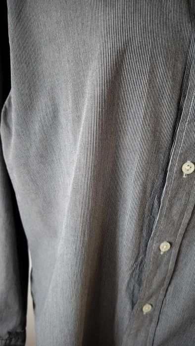 Ralph Lauren koszula męska M bawełna szara logowana 38