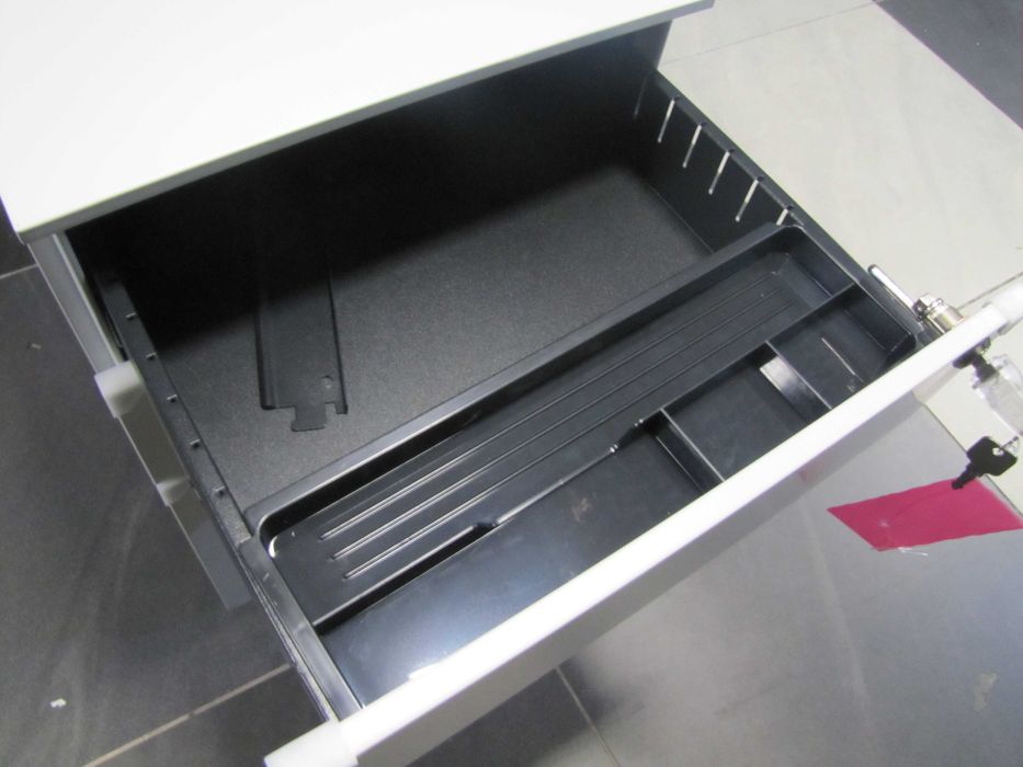 Szafka na dokumenty mobilna zamykana Songmics metalowa OFC60