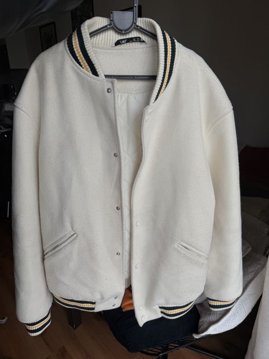 Casaco bomber bege varsity