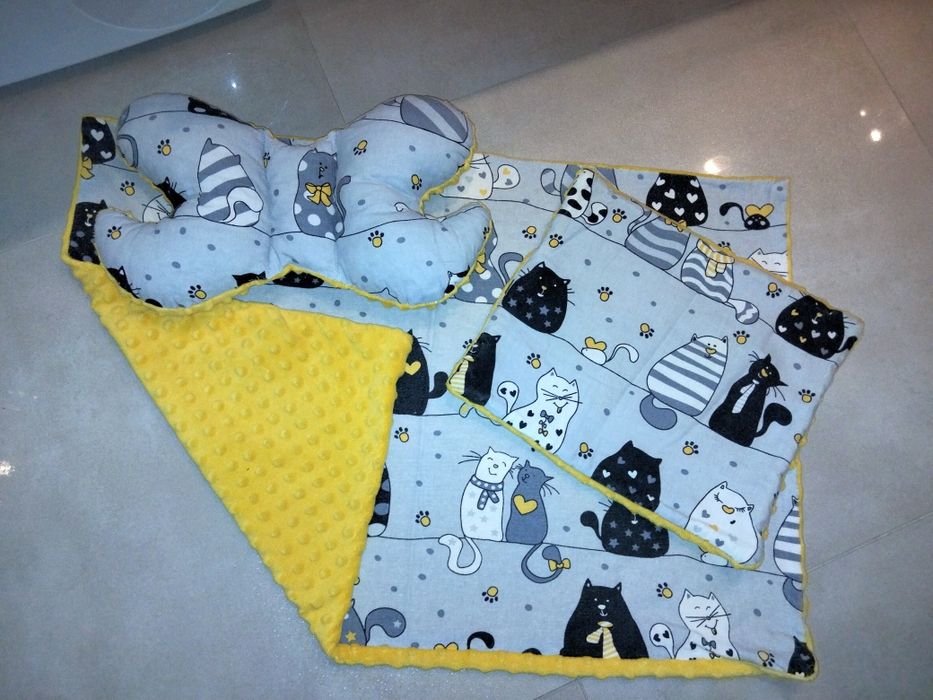 Zestaw minky 3-y częściowy.