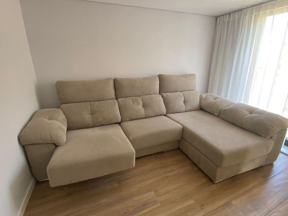 Sofá com chaise esq.