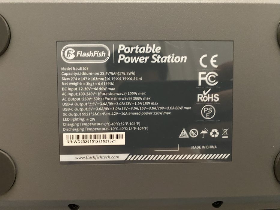 Estação de Energia portátil