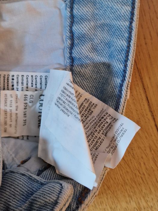 Nowe dżinsy damskie Versace Jeans rozmiar XS/S W29/30 oryginalne