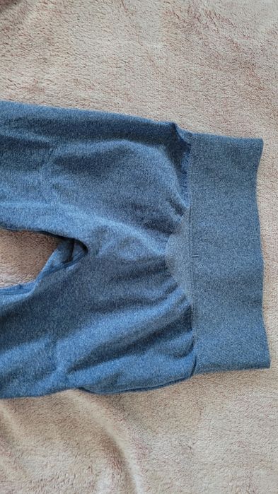 Legginsy sportowe siłownia nowe niebieskie S