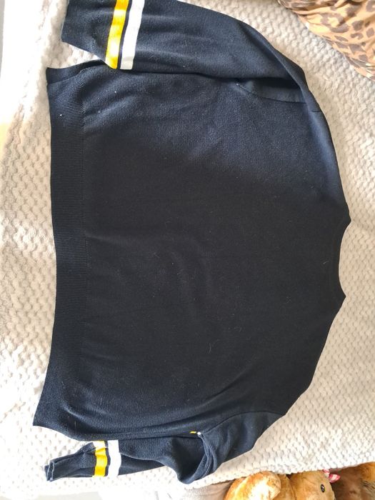Sweter granat w paski