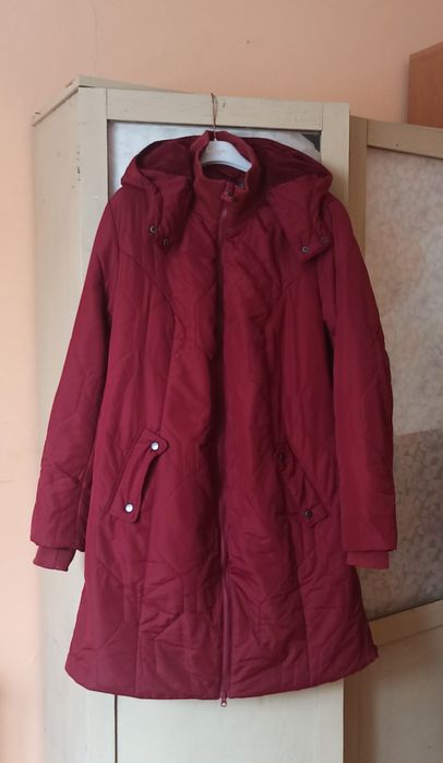 Długa lekka kurtka pikowana