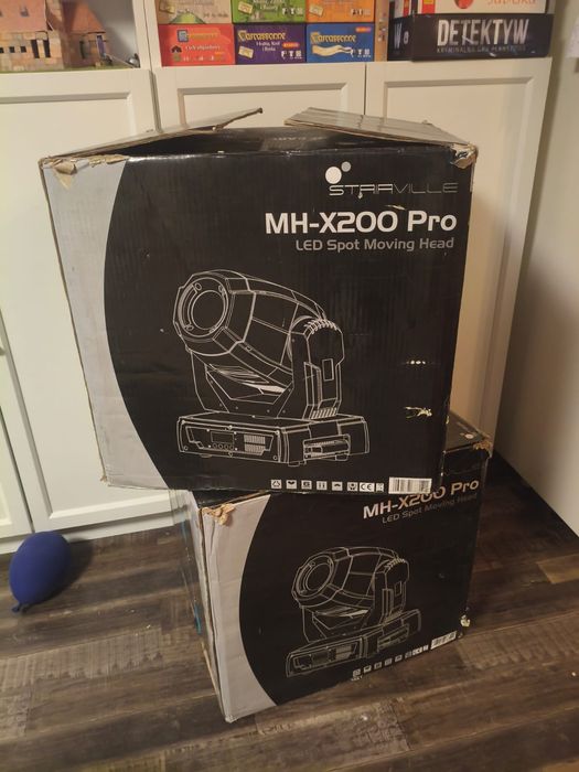 Ruchome głowy LED. Stairville Mh-x200 pro 2 sztuki