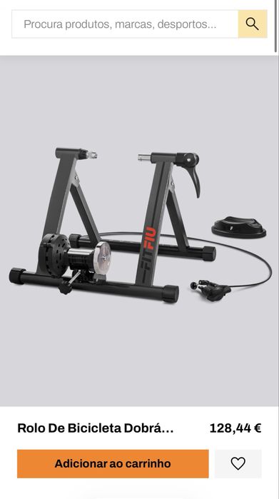 Rolo de Bicicleta Fitfiu Fitness ROB-20 — Pouquíssimo Uso
