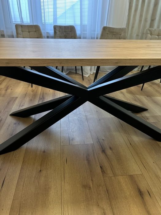 Stelaż stołu typu LOFT "pająk" o wymiarach 160x70.