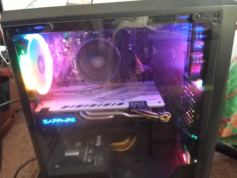 Игровой ПК Ryzen 5 5500, RX 570 8gb, 16gb ddr4