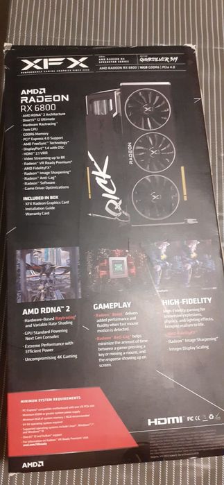 RX6800 16GB XFX QICK 319