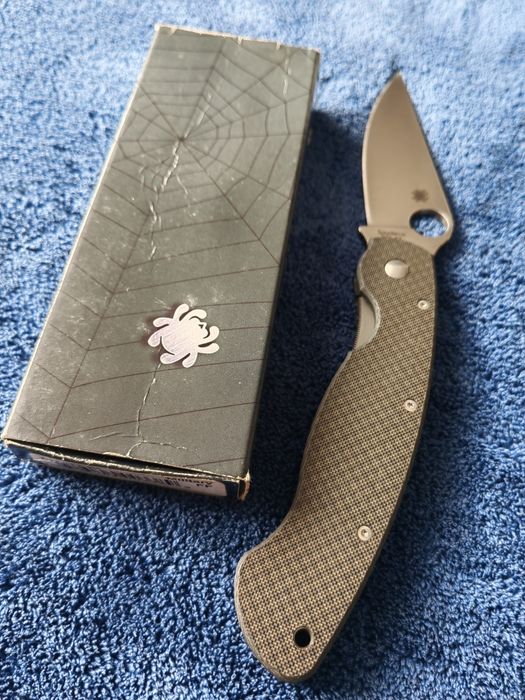 Spyderco Military BG-42 Carbon Fiber Sprint Run Stan Kolekcjonerski