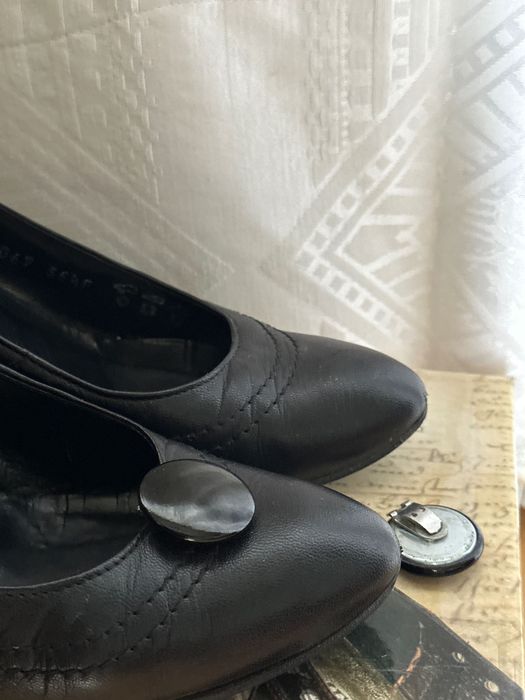 Eleganckie Czółenka RYŁKO ze Skóry