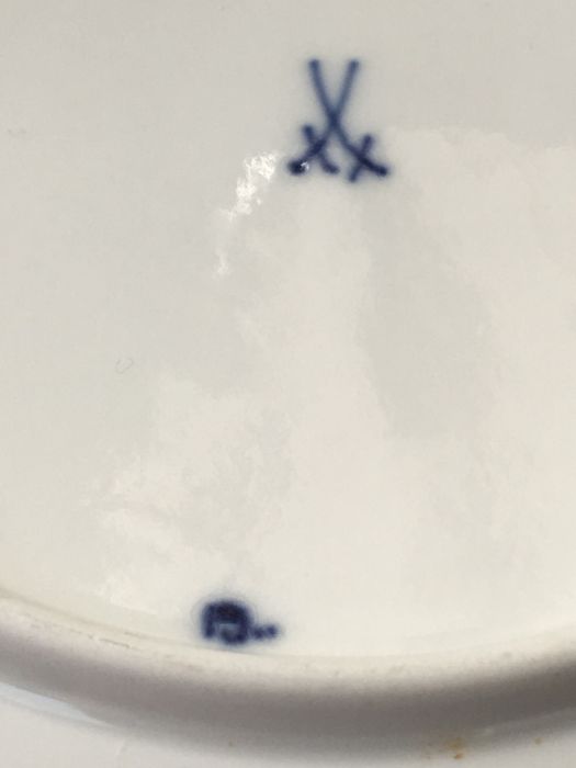 Dois pratos Meissen, sec. XIX
