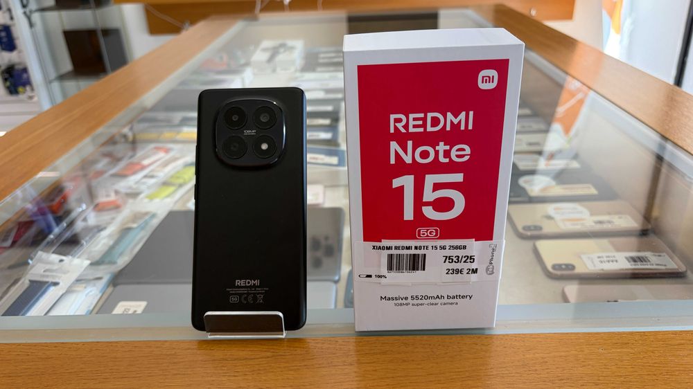 Xiaomi Redmi Note 15 5G 256Gb Preto