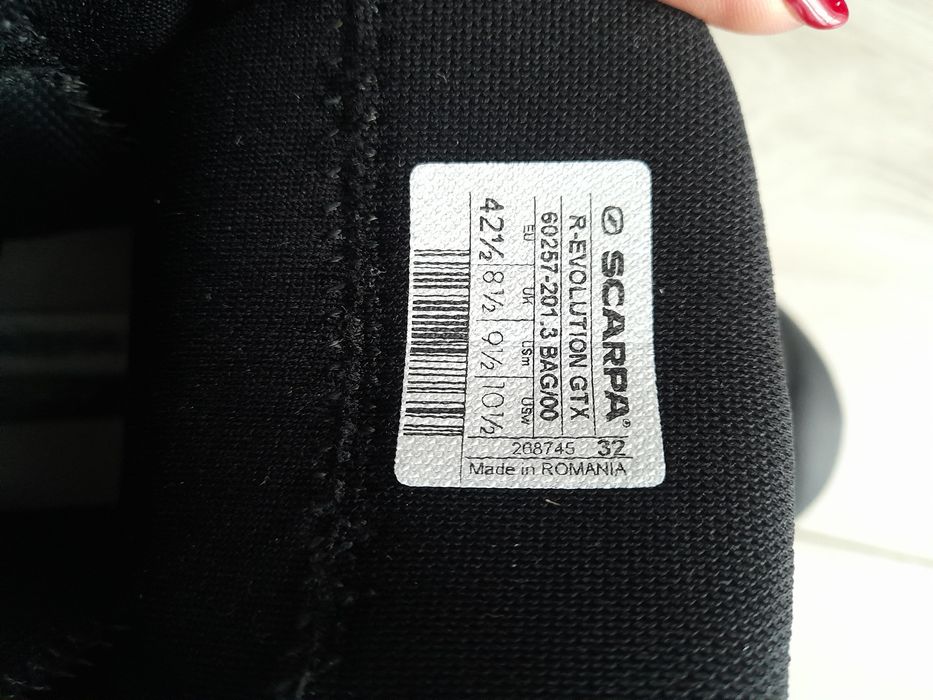 Buty górskie zimowe scarpa revolution gtx 42,5