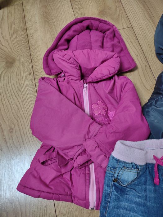 kurtka zimowa / zestaw kurtek zimowych dla dziewczynki