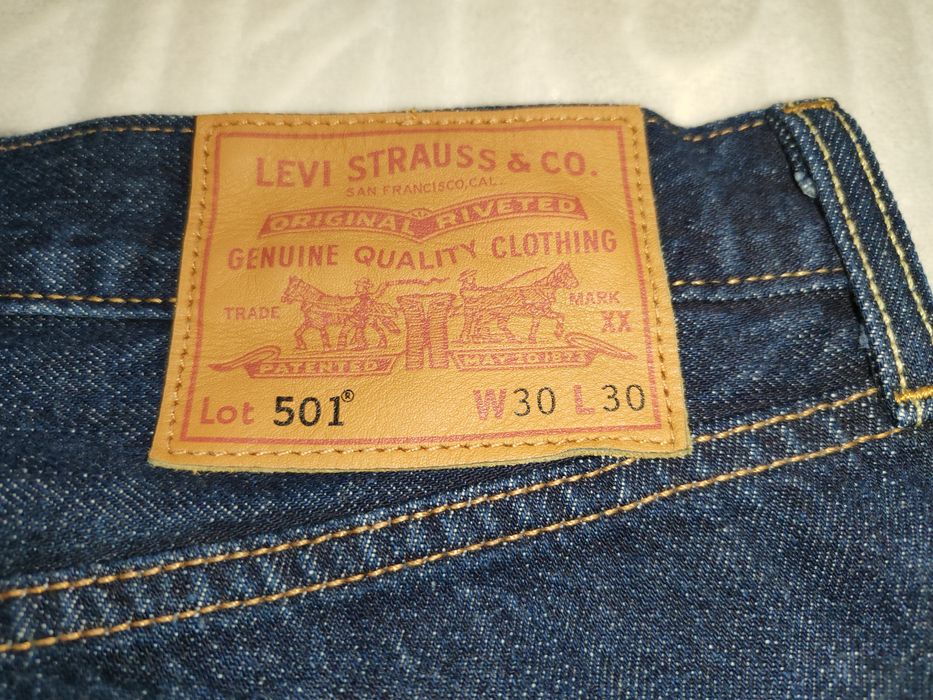 Levi's PREMIUM 501 jeansy jak NOWE idealne  W30 L30