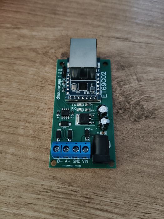Moduł Ethernet RS485 ET69C02 (RJ45) – nowy
