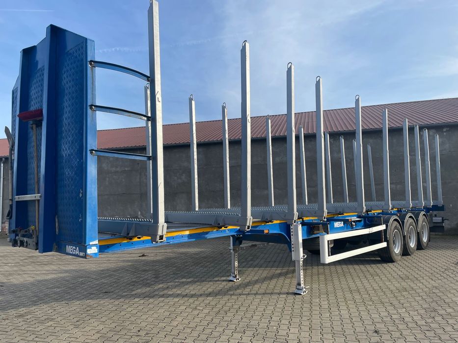 Naczepa MEGA MND kłonica do przewozu drewna